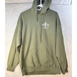 EUC Green Ron Jon Surf Shop Orlando Graphic Sweatshirt Hoodie Mens Size Large